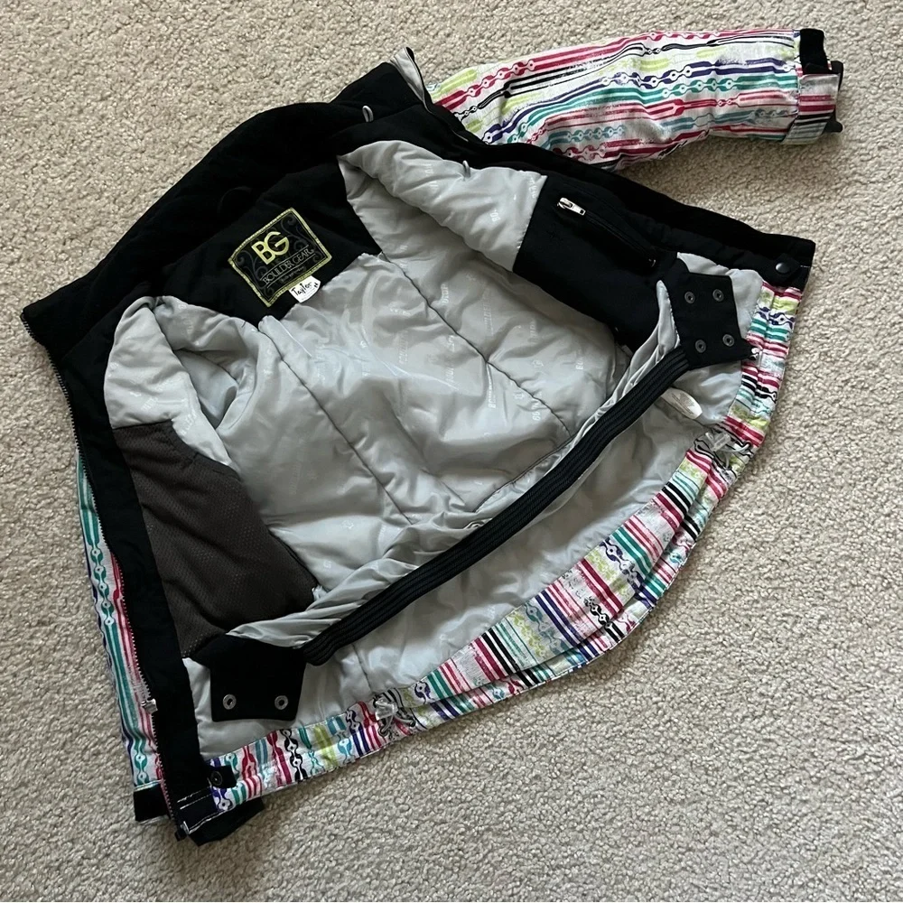 Boulder Gear Kids Colorful Ski Winter Snow Jacket Coat Girls Size XS 8935P $199